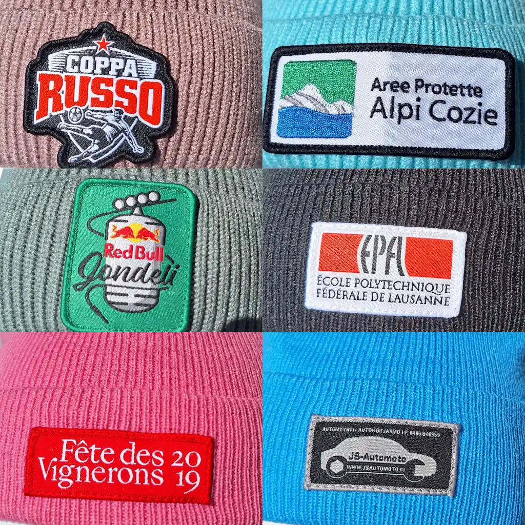 Trikoopipo omalla logolla. Kangasmerkki -Parhaat merkintätavat! Zigi Zagi Oy 