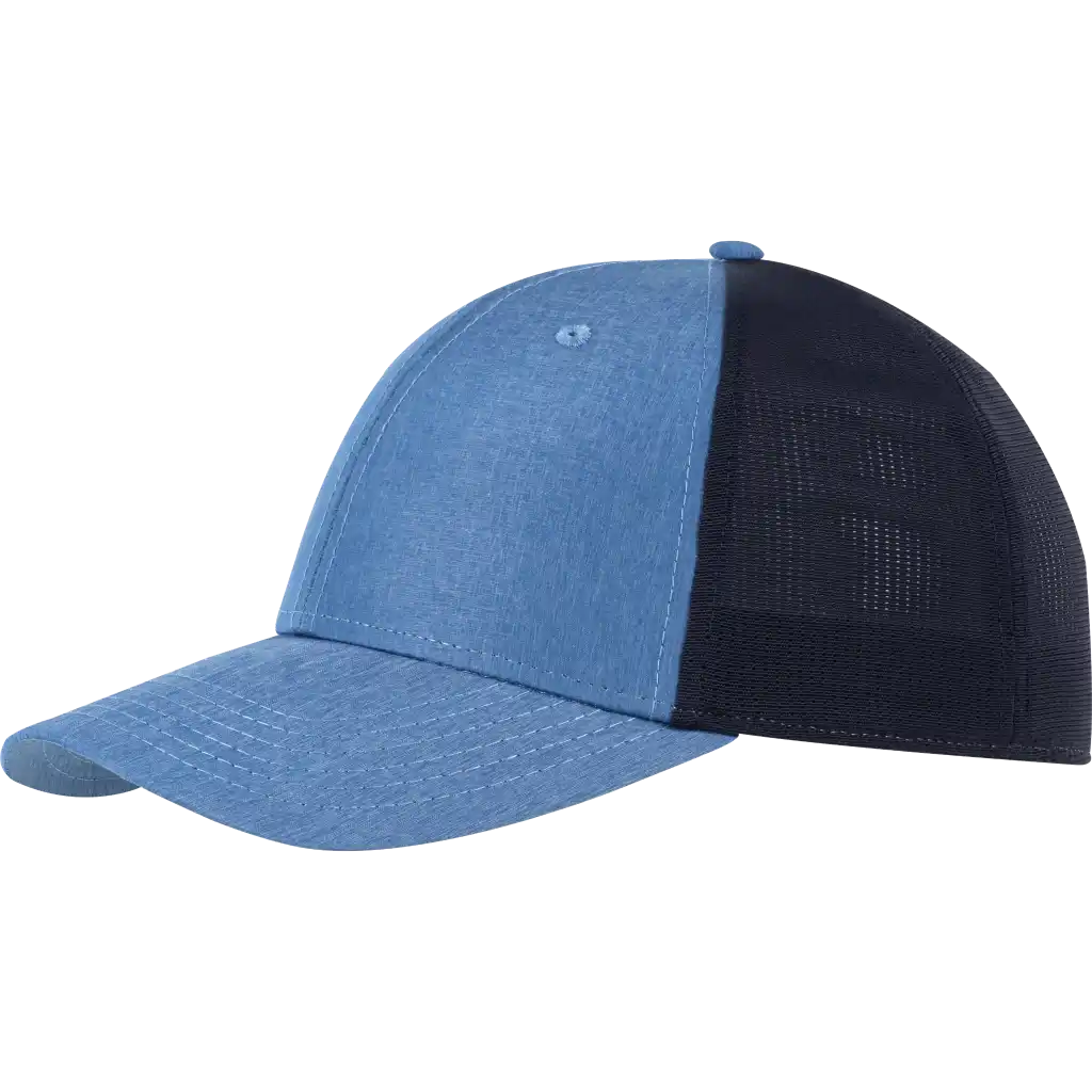 Flexfit Mesh lippis omalla logolla, väri Sininen.