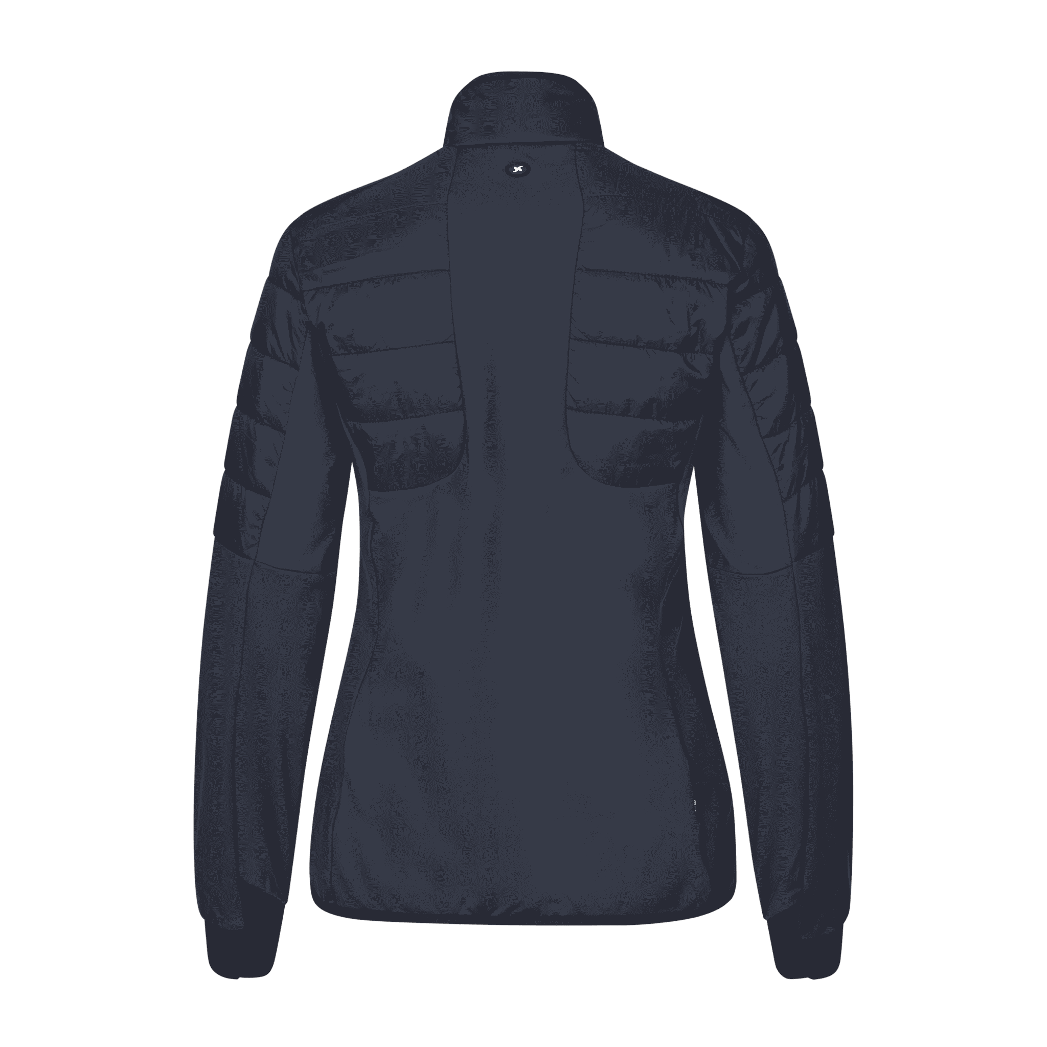 Navy GEYSER Hybrid Jacket naisille omalla logolla – takaa (G11032)