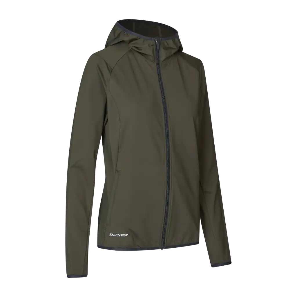 Takki firman logolla - ID - GEYSER STRETCH HUPPARI W Olive - ZigiZagi