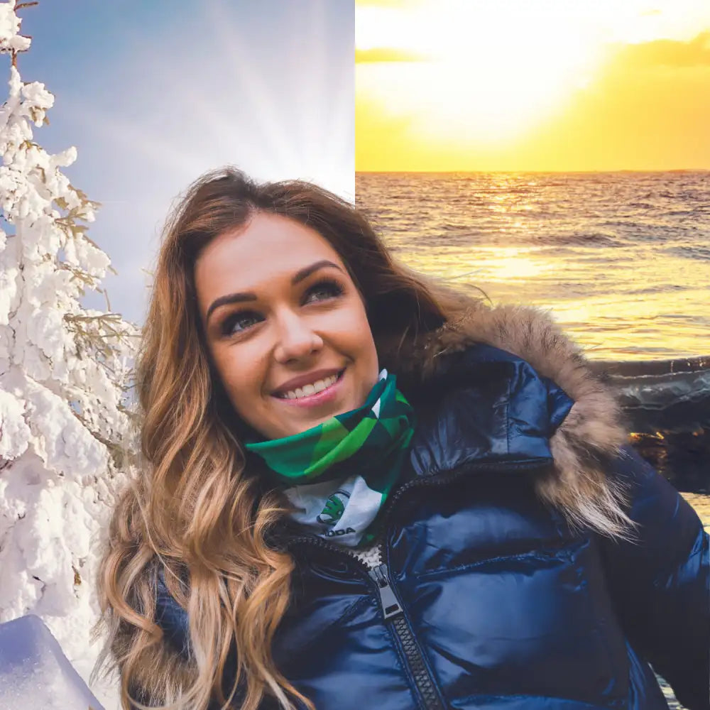 Tuubi- ja putkihuivit omalla logolla.