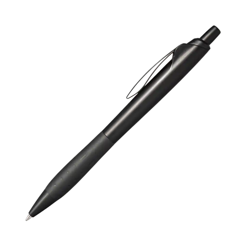 Hercules-mainoskynä omalla logolla – musta