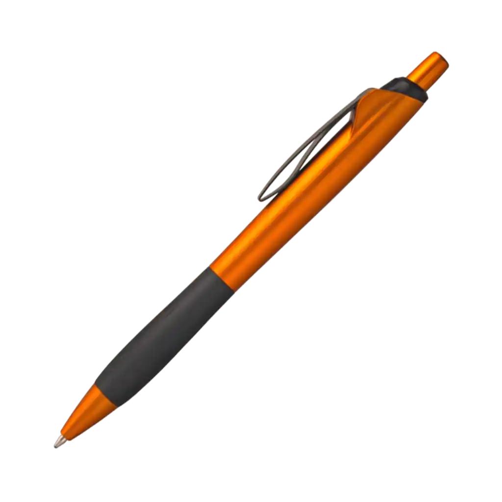 Hercules-mainoskynä omalla logolla – oranssi