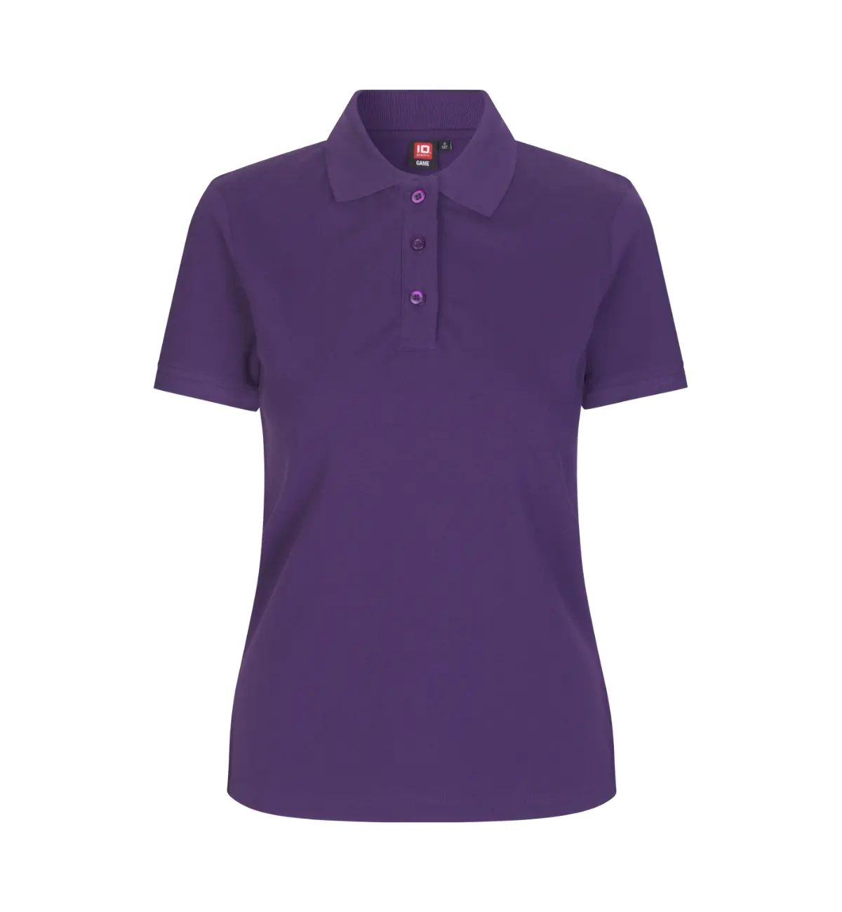 ID 0527 Stretch naisten pikeepaita, violetti, edestä