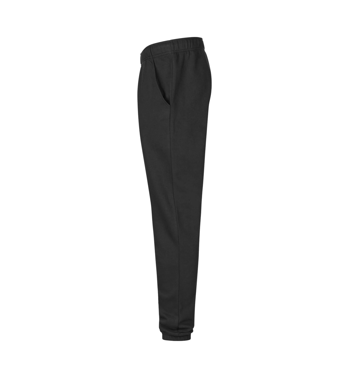 ID Identity 0661 housut unisex, musta, sivulta
