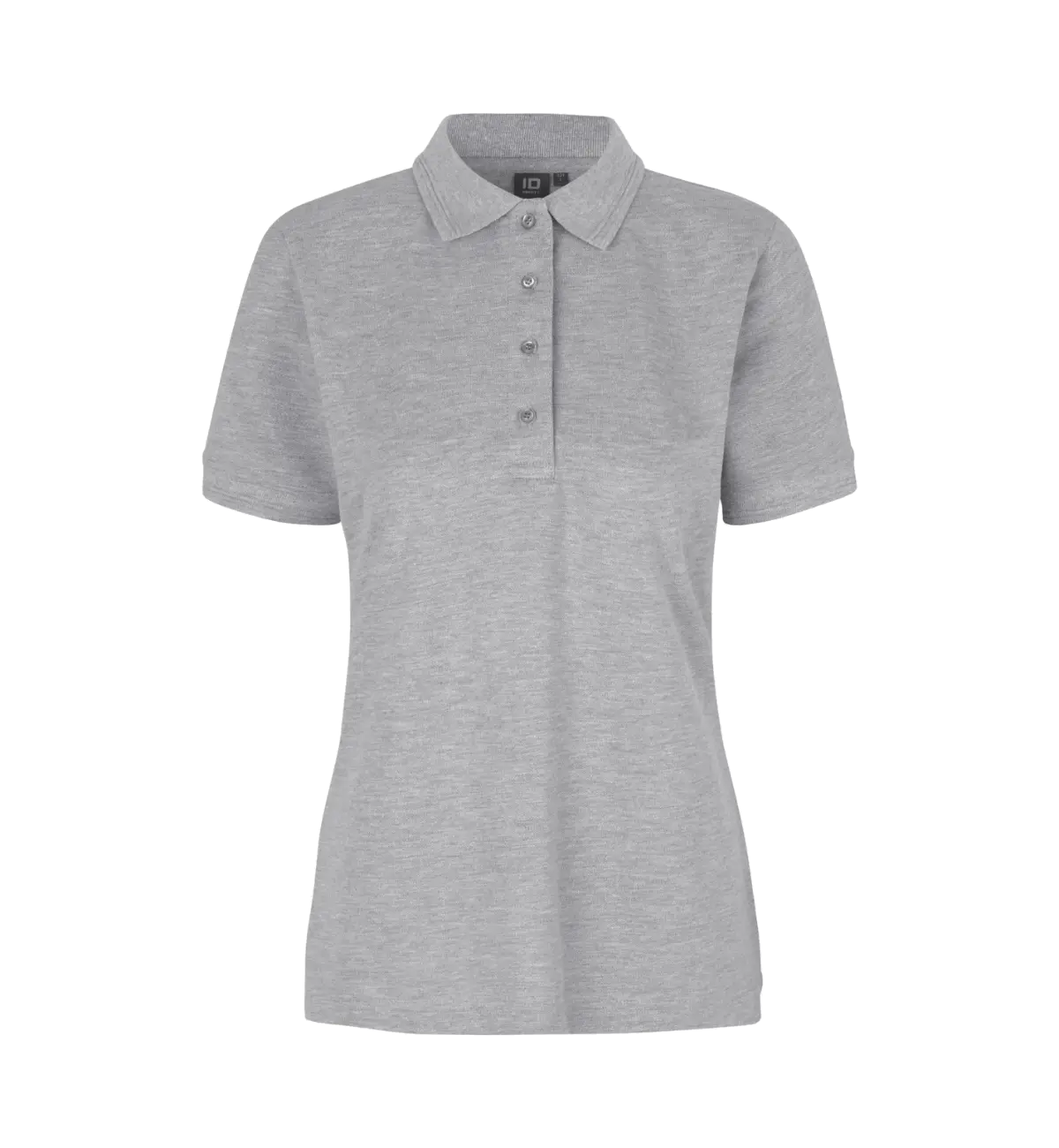 ID PRO Wear 0321 naisten pikeepaita, harmaameleerattu, edestä