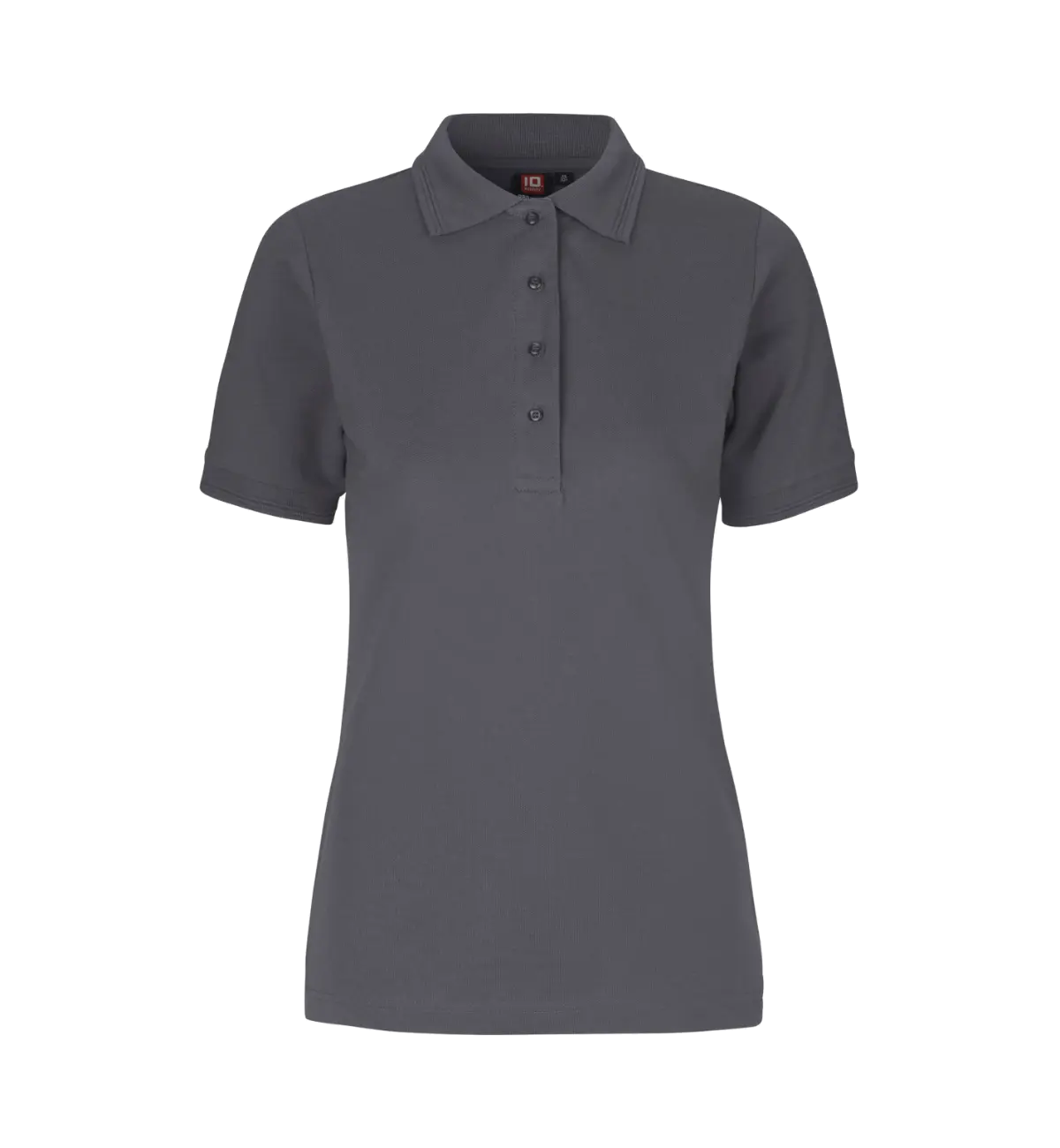 ID PRO Wear 0321 naisten pikeepaita, hopeanharmaa, edestä