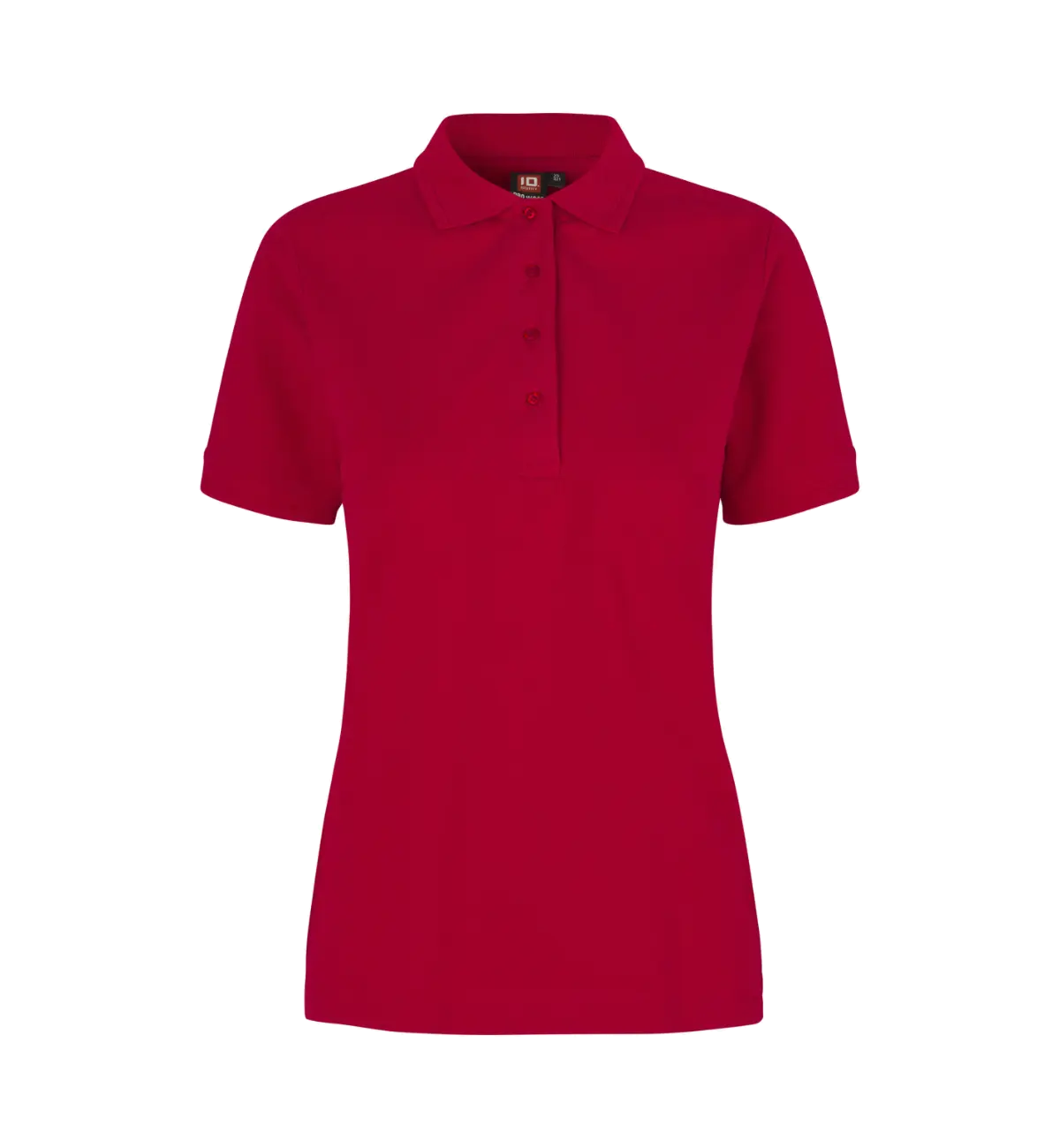 ID PRO Wear 0321 naisten pikeepaita, punainen, edestä