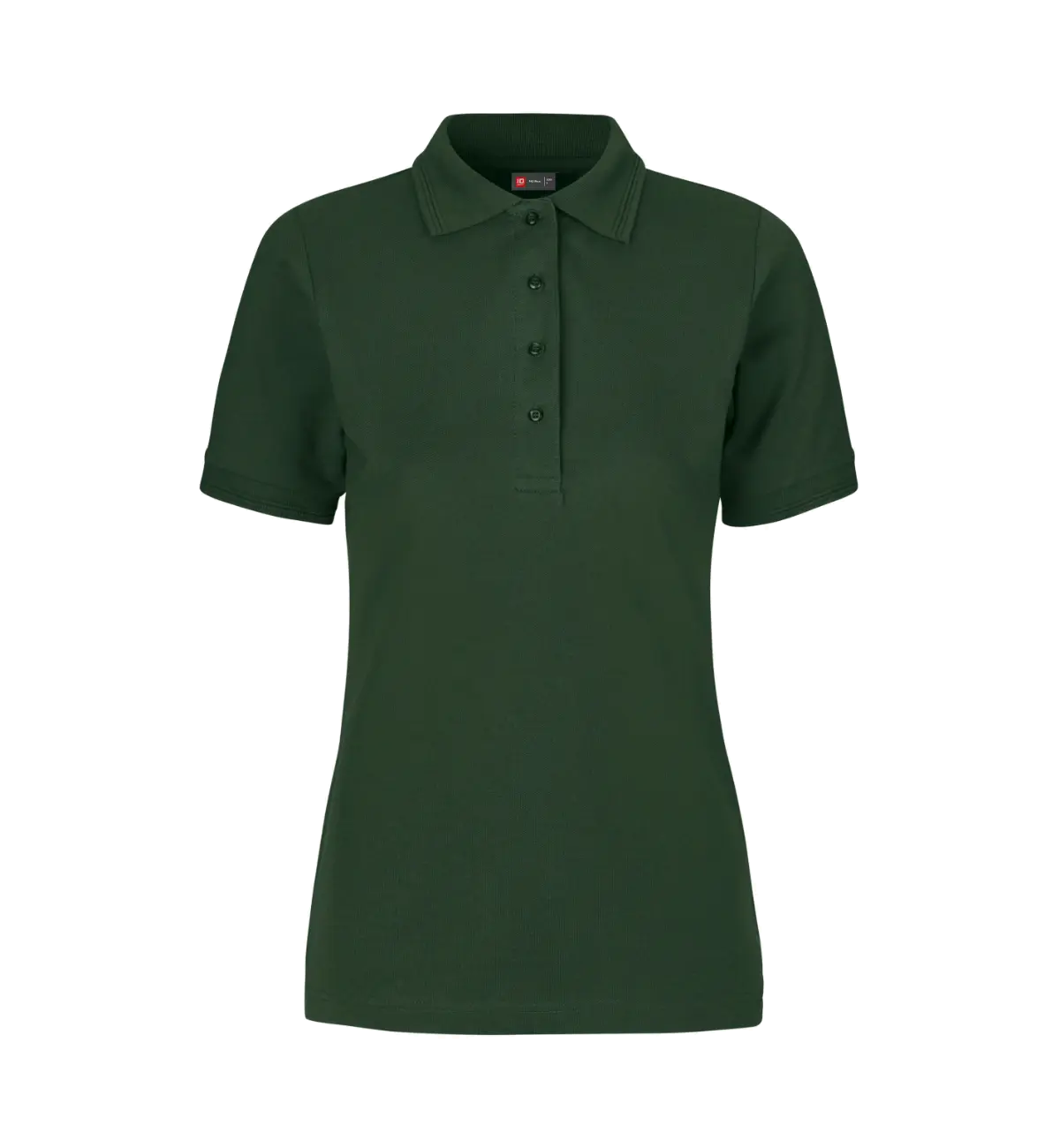 ID PRO Wear 0321 naisten pikeepaita, pullonvihreä, edestä