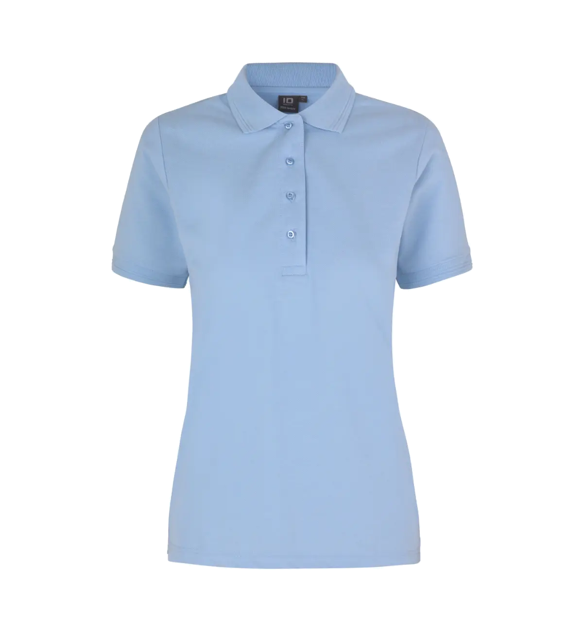 ID PRO Wear 0321 naisten pikeepaita, vaaleansininen, edestä