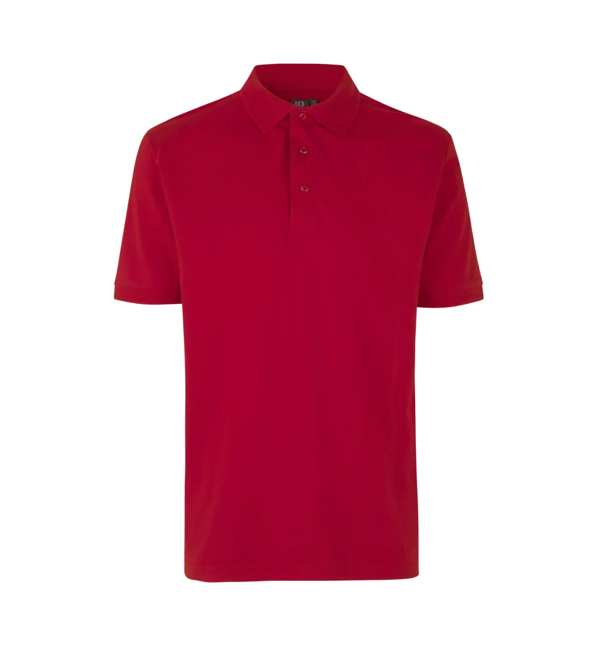 ID PRO Wear 0324 miesten taskuton pikeepaita, punainen, edestä