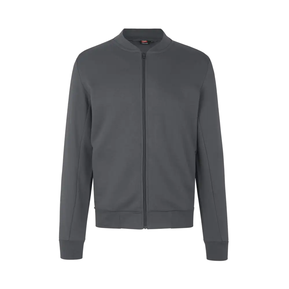 ID Pro Wear cardigan sweat 0366 -College takki logolla - Silver grey / XS - Hupparit