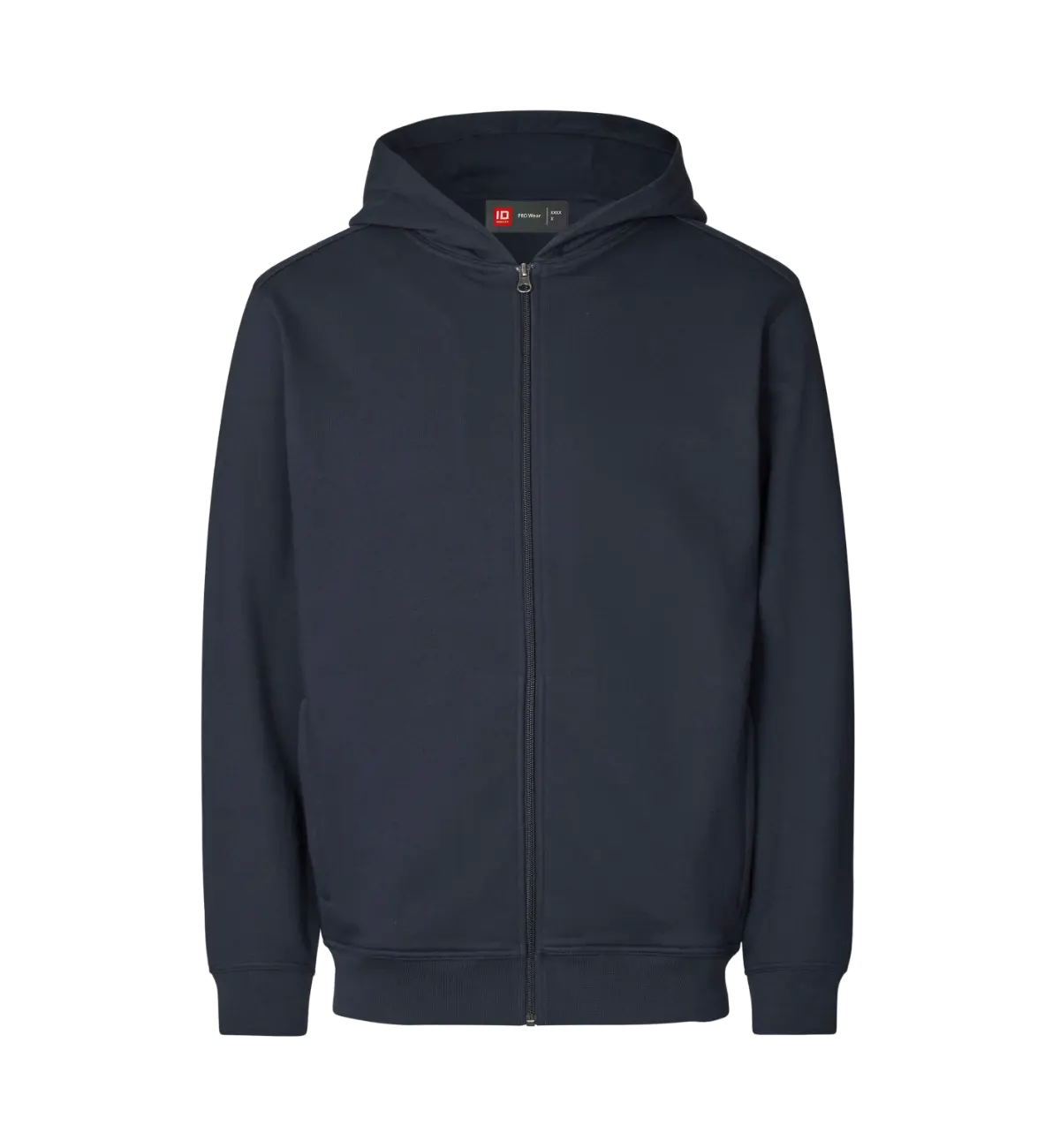 ID PRO Wear CARE 0388 miesten vetoketjuhuppari, tummansininen, edestä