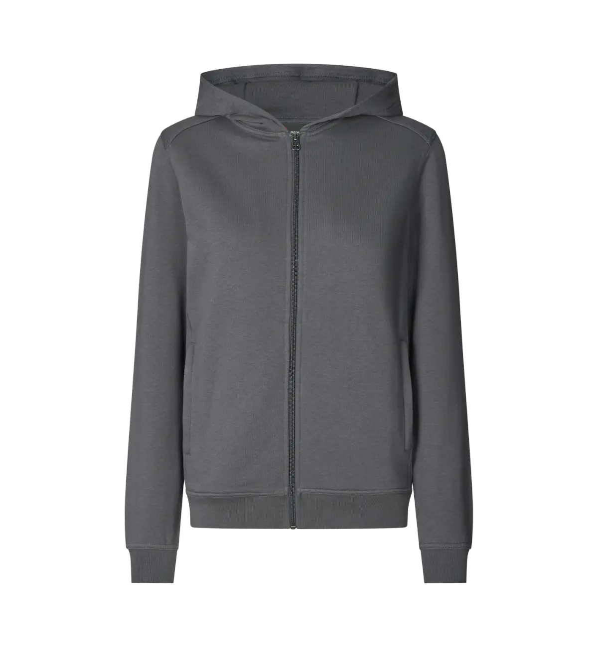 ID PRO Wear CARE 0389 naisten vetoketjuhuppari, hopeanharmaa, edestä