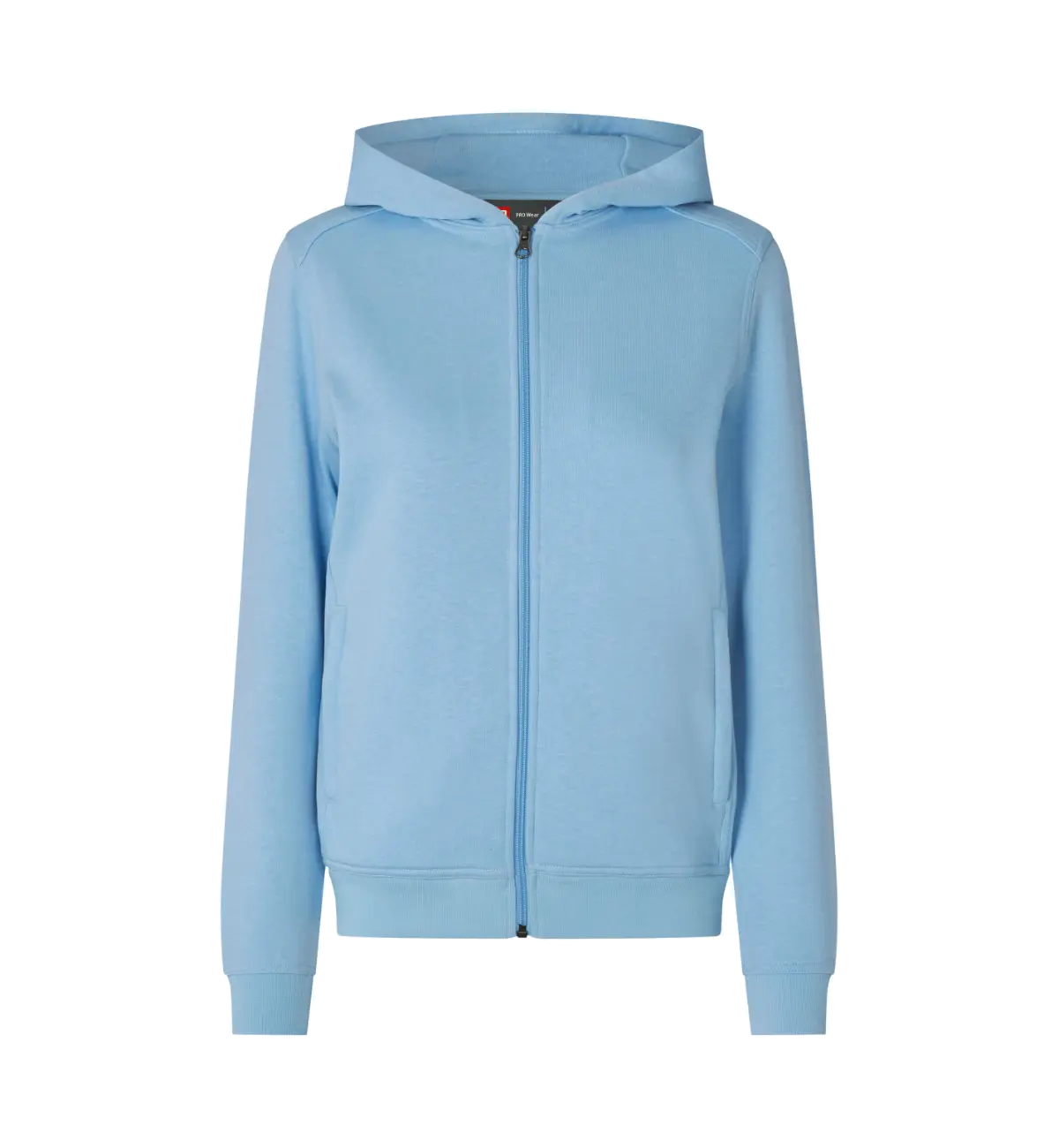 ID PRO Wear CARE 0389 naisten vetoketjuhuppari, vaaleansininen, edestä