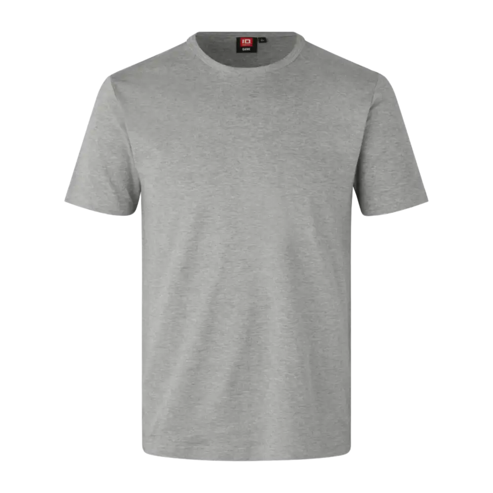 Interlock T-paita-Grey melange-ZigiZagi