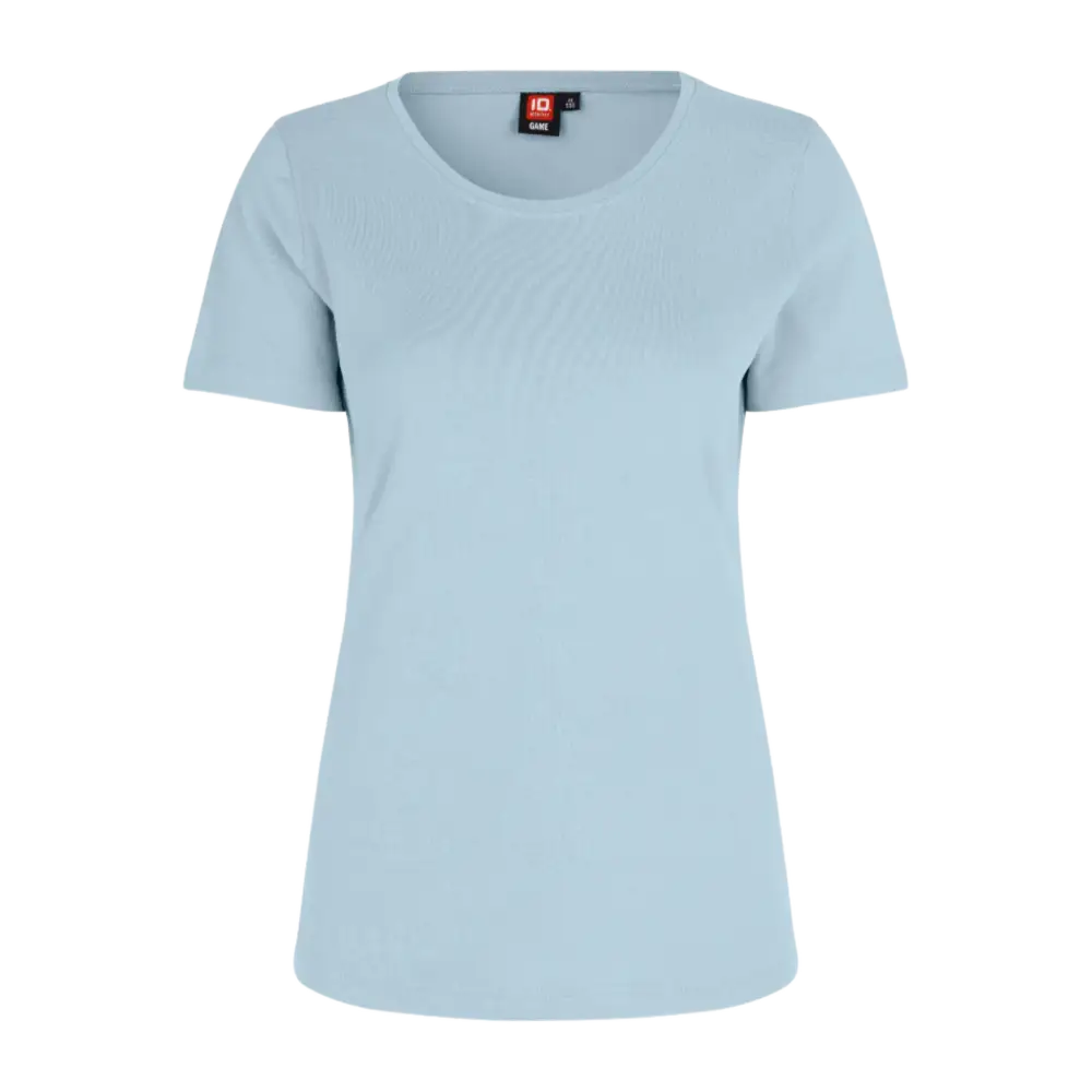 Interlock T-paita naiset-Light blue-ZigiZagi