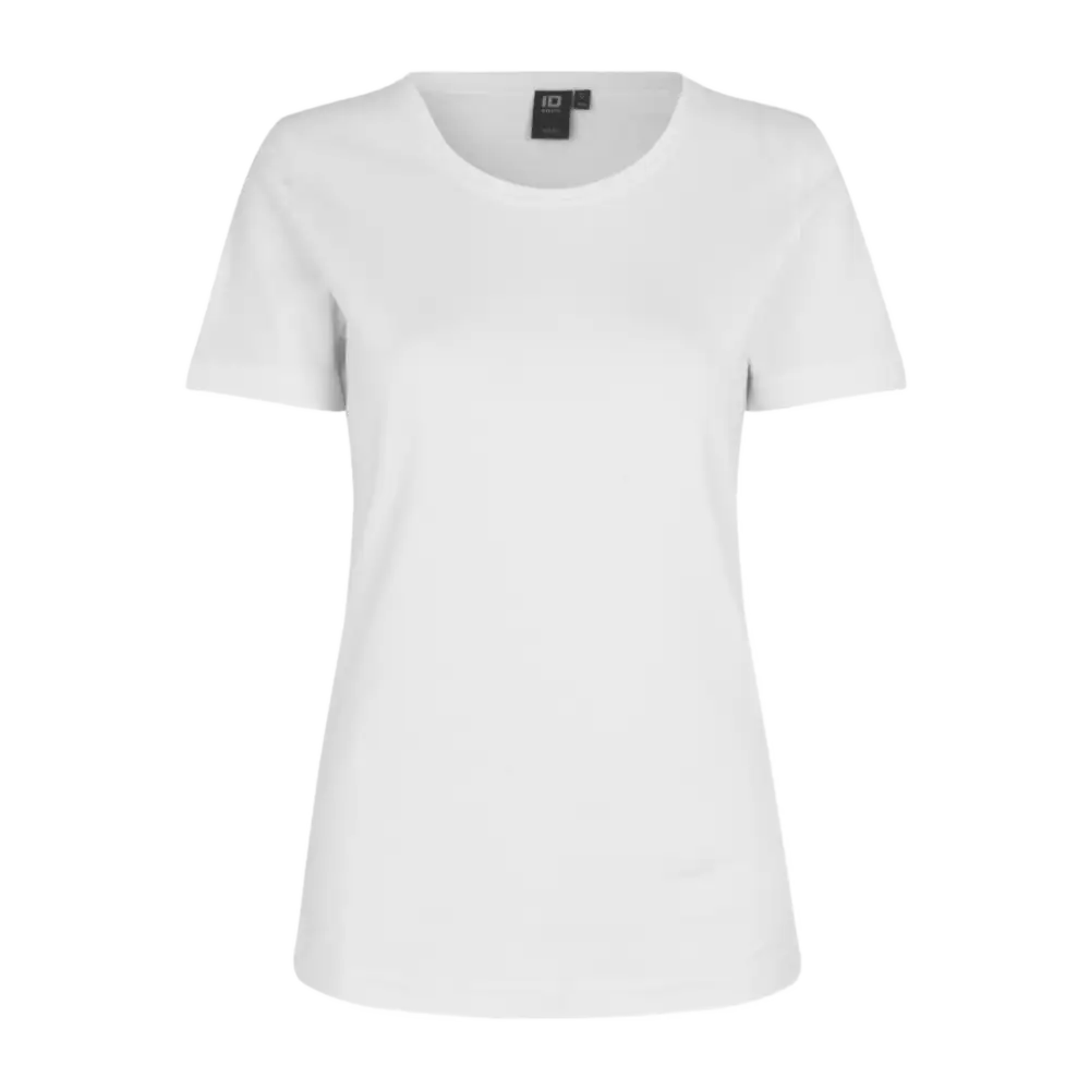 Interlock T-paita naiset-White-ZigiZagi