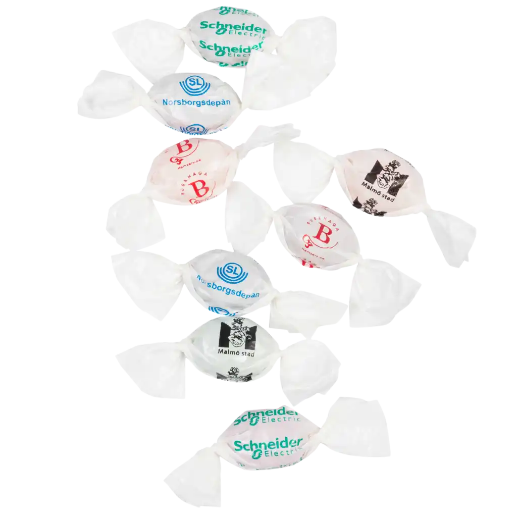 Käärekarkki omalla logolla-EXPRESS LOGO-ZigiZagi