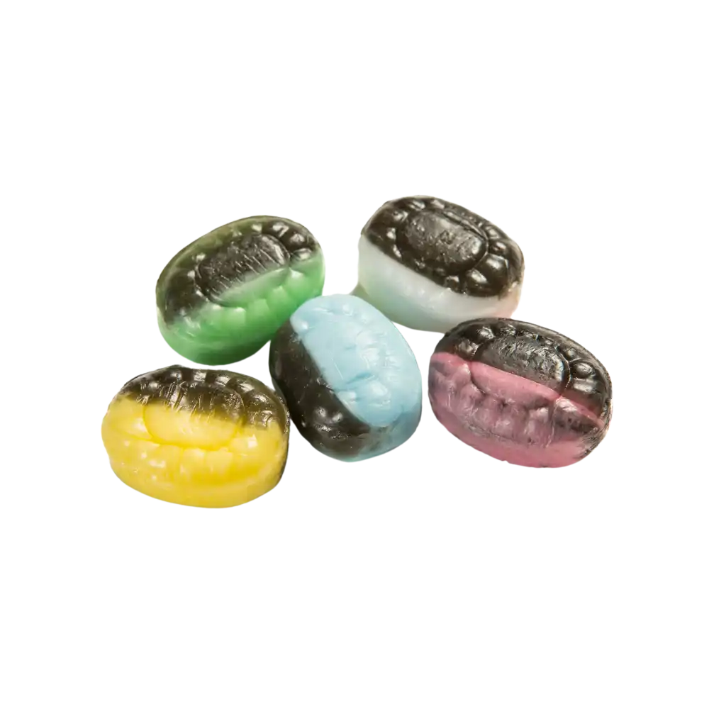 Käärekarkki omalla logolla-POWDER PACKED LIQUORICE & FRUIT MIX-ZigiZagi