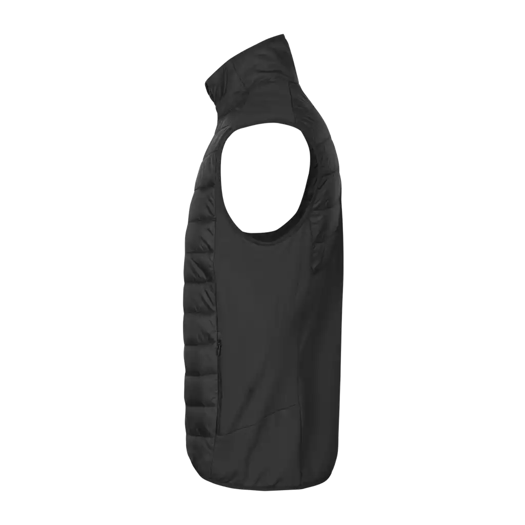 Musta GEYSER liivi ID® G21033 sivukuva – laadukas yritysliivi omalla logolla