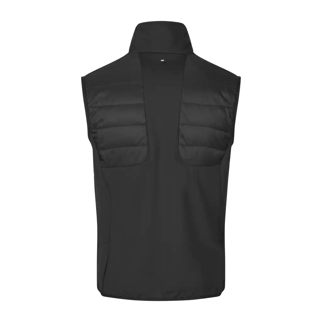 Musta GEYSER liivi ID® G21033 takaosa – sporttinen ja kestävä liivi työ- ja seurakäyttöön