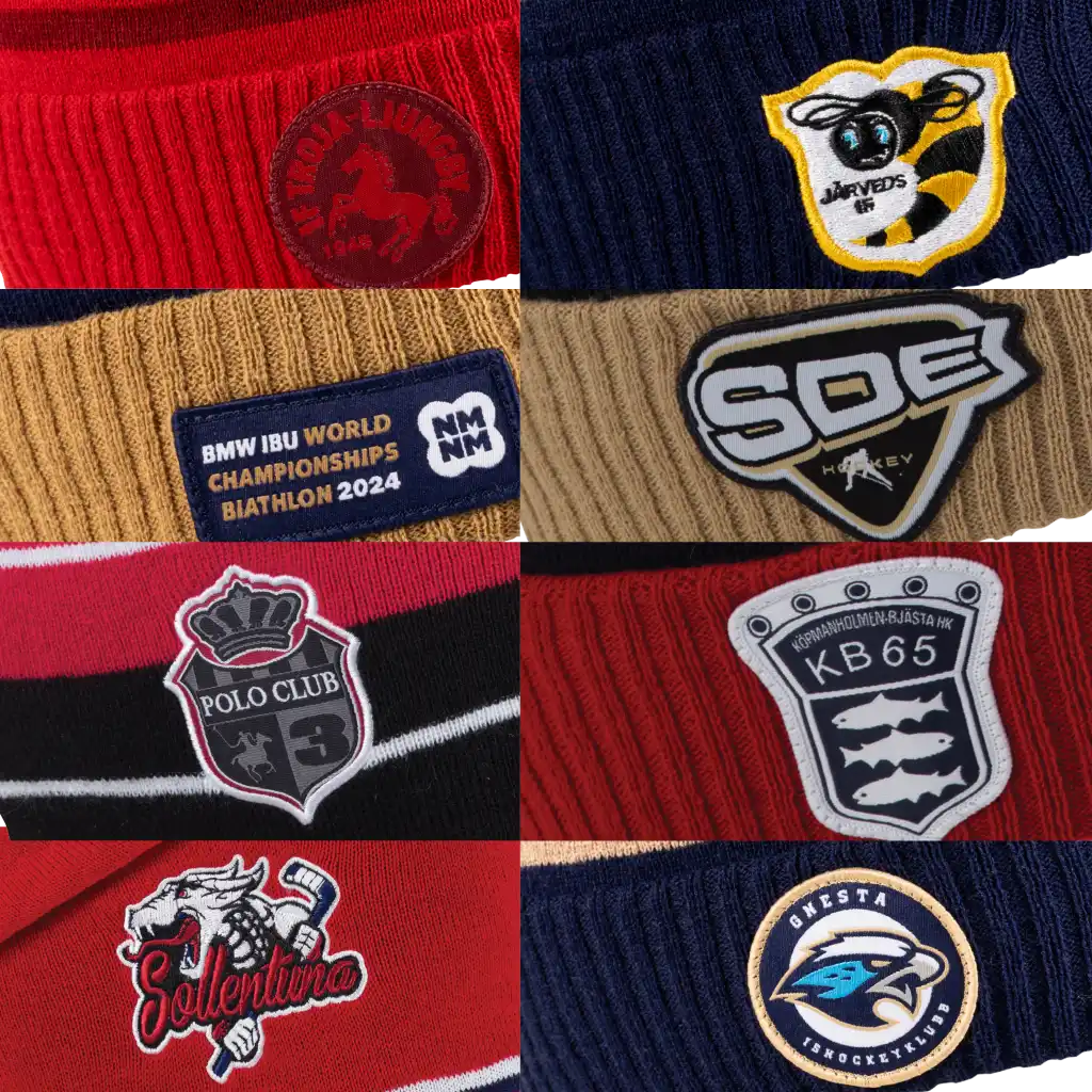 MERINOVILLA PIPO 8 eri väriä varastossa-Woven badge-ZigiZagi