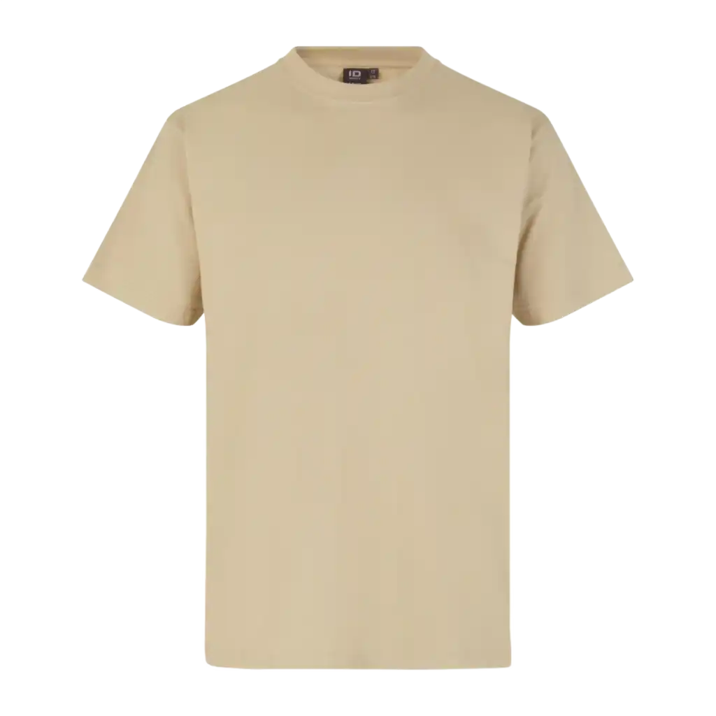 ID® T-TIME® T-shirt 0510 Putty – laadukas miesten t-paita omalla logolla yrityksille