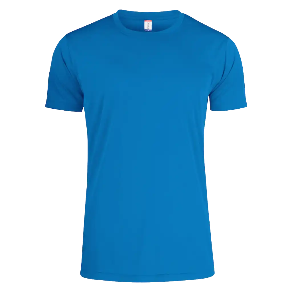 Miesten tekninen t-paita Clique Basic Active-T keskisininen – nopeasti kuivuva työ- ja urheilupaita