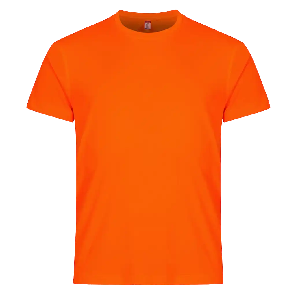 Clique Basic Active-T miesten tekninen t-paita huomioväri oranssi – t-paita omalla logolla