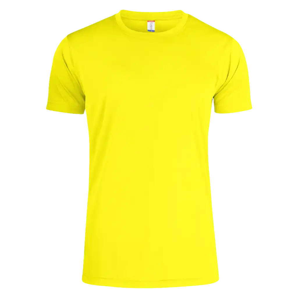 Miesten tekninen t-paita Clique Basic Active-T huomiokeltainen – urheiluun ja työvaatteeksi