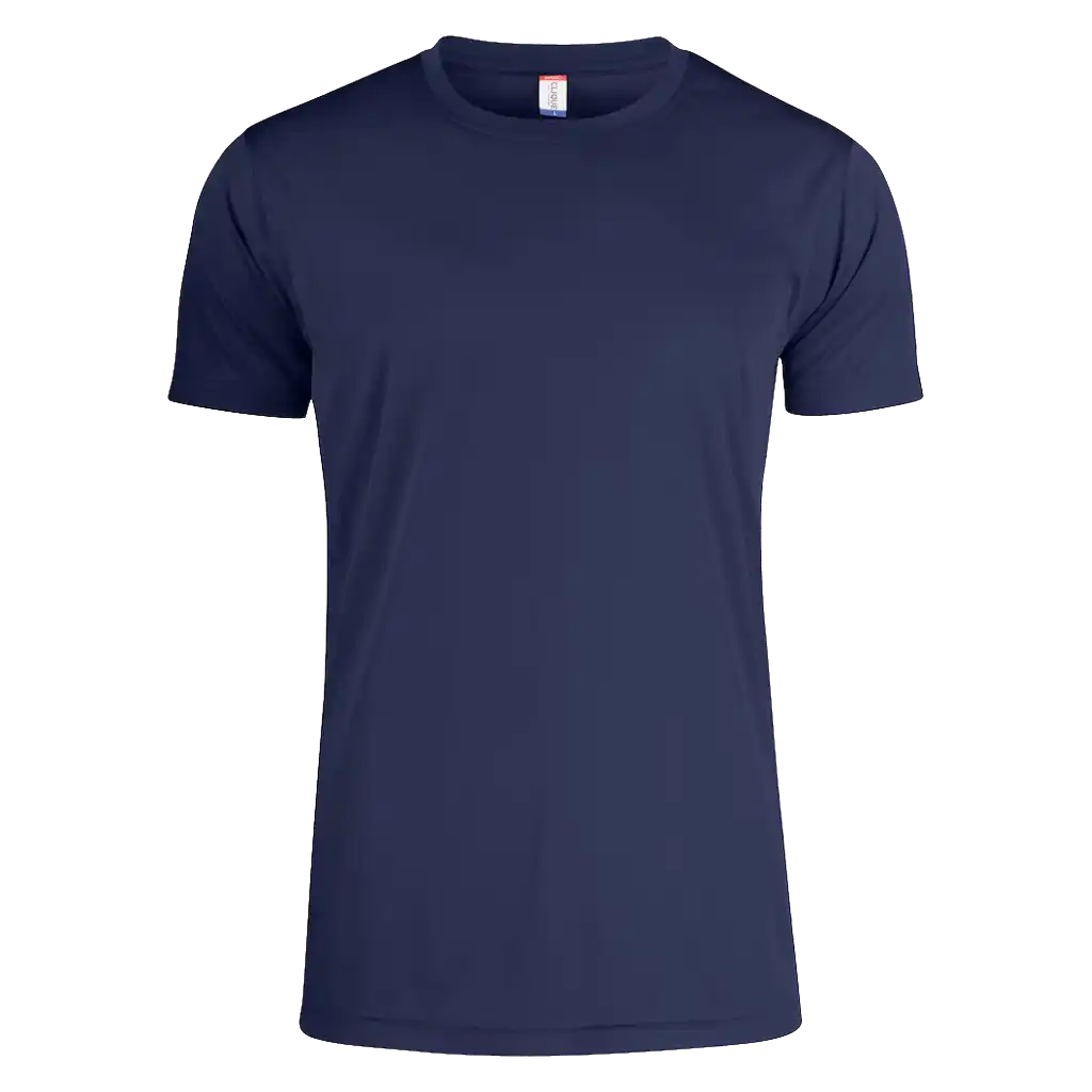 Miesten t-paita Clique Basic Active-T tummansininen – hengittävä ja OEKO-TEX®-sertifioit