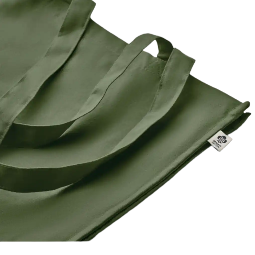 Luomupuuvillasta valmistettu ostoskassi 220 gr/m² alk.3.95€ - KOTI JA HYVINVOINTI