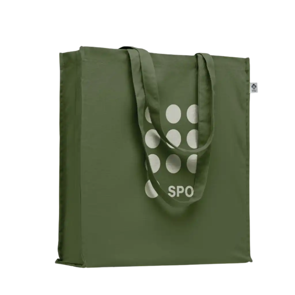 Luomupuuvillasta valmistettu ostoskassi 220 gr/m² alk.3.95€ - KOTI JA HYVINVOINTI