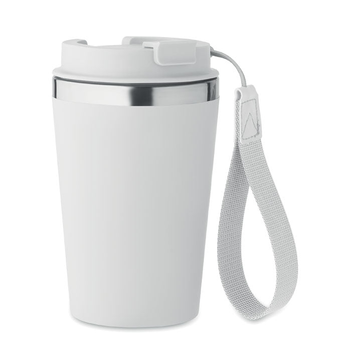 TOPAZ muki 350 ml omalla logolla – Valkoinen