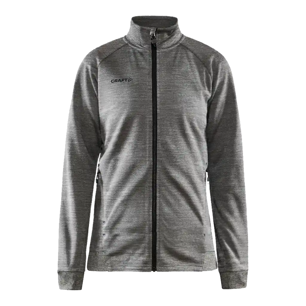 Takki omalla painatuksella - CRAFT UNIFY JACKET W Dark Grey Melange -ZigiZagi