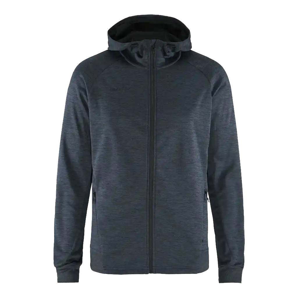 Takki omalla logolla - CRAFT ADV UNIFY FZ HOOD Blaze Melnage -ZigiZagi