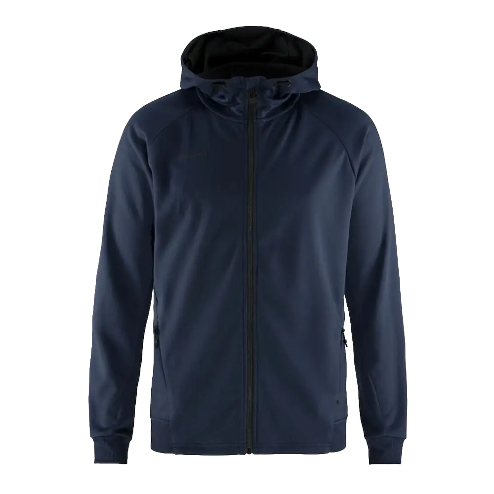 Takki omalla logolla - CRAFT ADV UNIFY FZ HOOD Navy -ZigiZagi