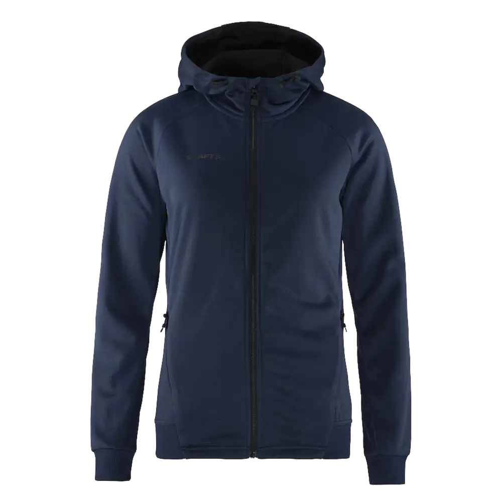 Takki omalla logolla - CRAFT ADV UNIFY FZ HOOD W Navy -ZigiZagi