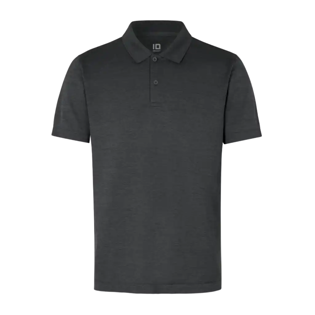 Polo paita active id 0572-Anthracite melange-ZigiZagi