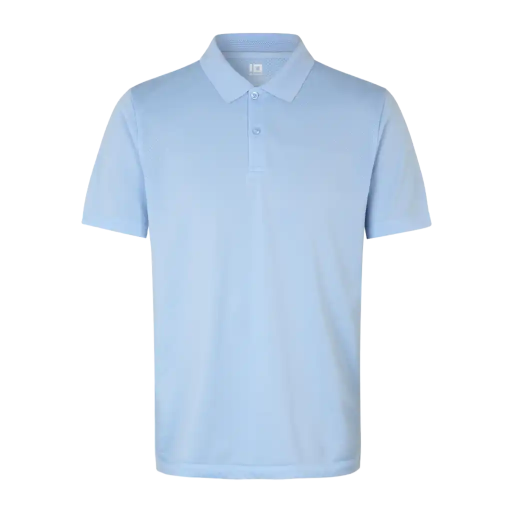 Polo paita active id 0572-Light blue-ZigiZagi
