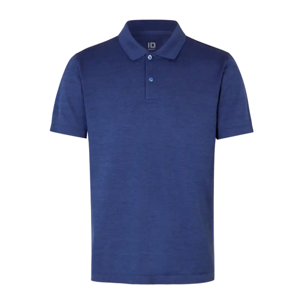 Polo paita active id 0572-Navy melange-ZigiZagi
