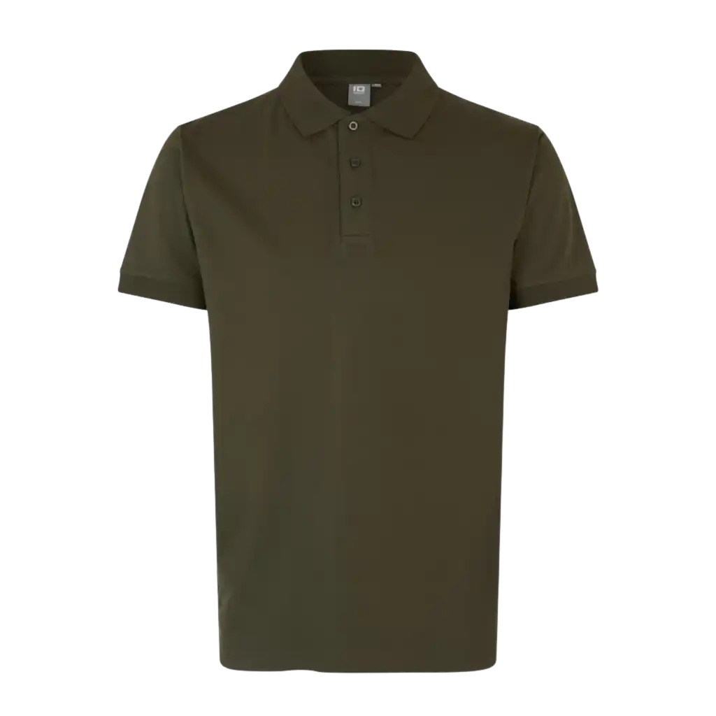 Polo paita Stretch ID 0525-Olive-ZigiZagi