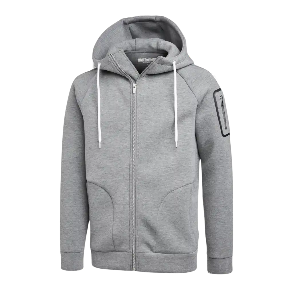 Printti_Huppari_Paccard-Grey_melange-_ZigiZagi