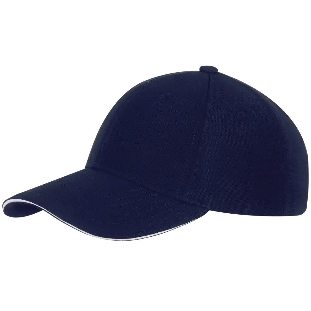 Ribbed lippis omalla logolla, väri Navy