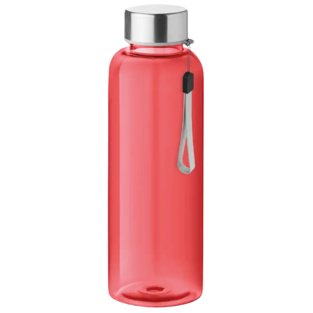 RPET 500 ml juomapullo alk.2.45 - Transparent red - ULKOILU JA VAPAA-AIKA