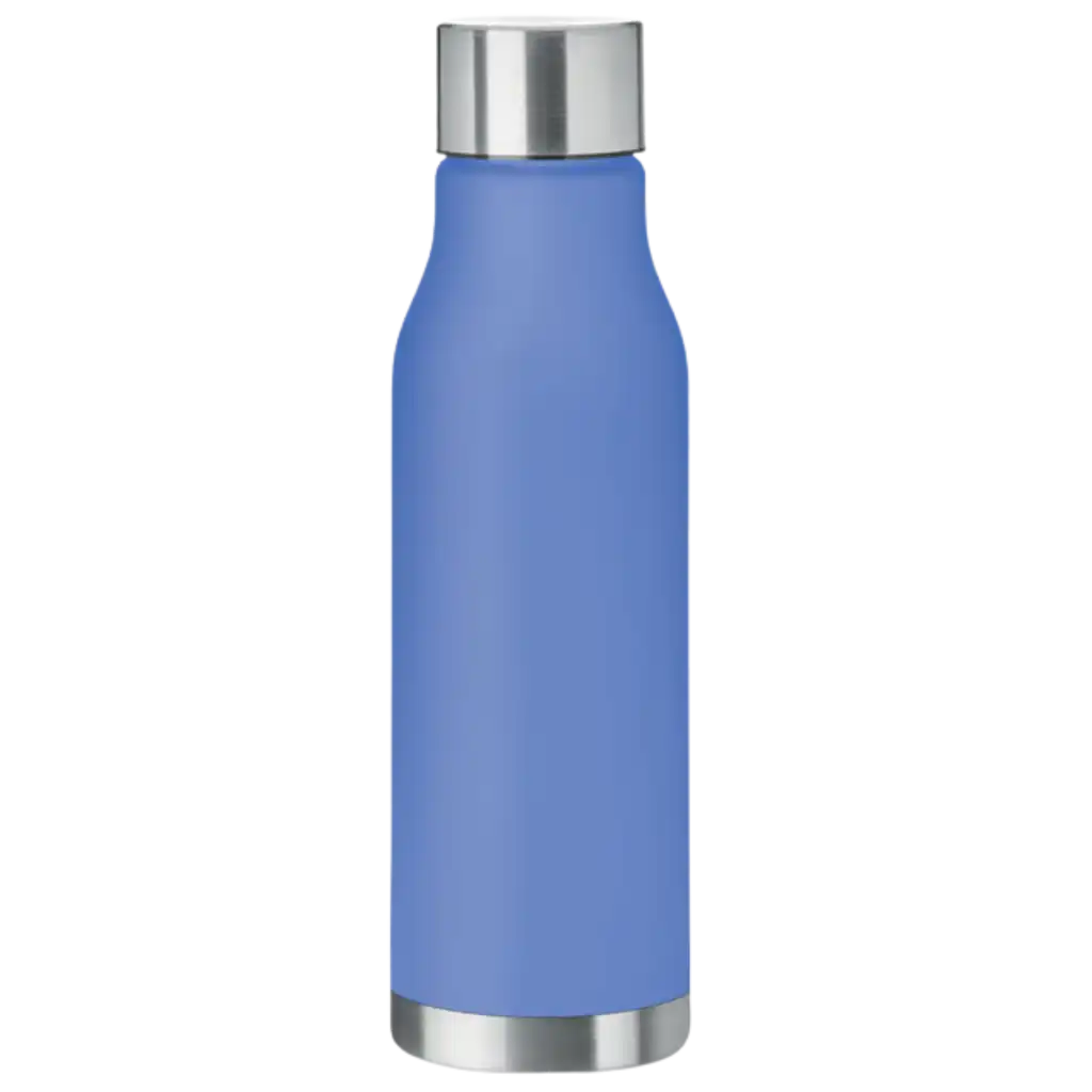 RPET 600 ml juomapullo kumisella pinnalla alk. 3.95€ - Transparent royal blue - ULKOILU JA VAPAA-AIKA