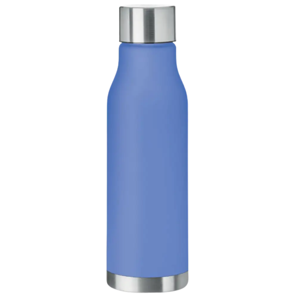 RPET 600 ml juomapullo kumisella pinnalla alk. 3.95€ - Transparent royal blue - ULKOILU JA VAPAA-AIKA