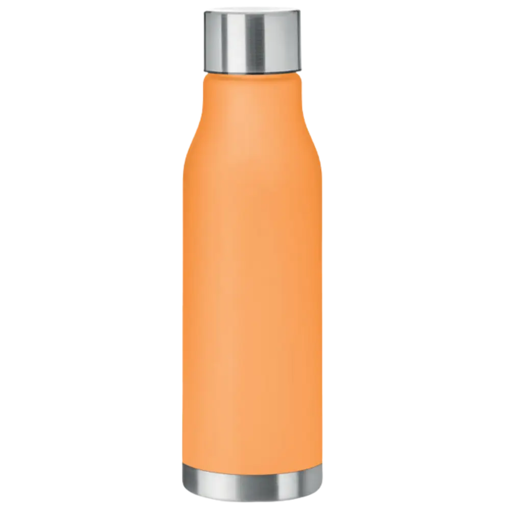 RPET 600 ml juomapullo kumisella pinnalla alk. 3.95€ - Transparent orange - ULKOILU JA VAPAA-AIKA