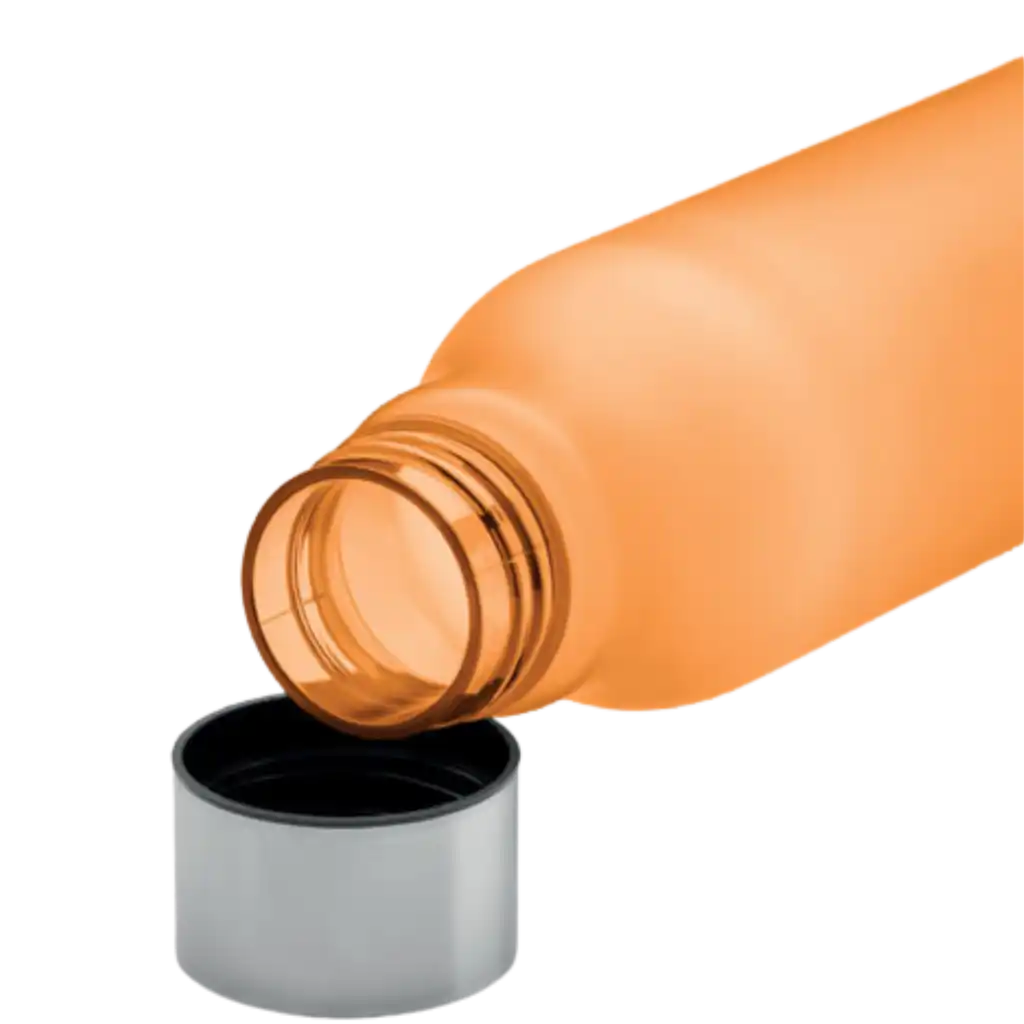 RPET 600 ml juomapullo kumisella pinnalla alk. 3.95€ - ULKOILU JA VAPAA-AIKA